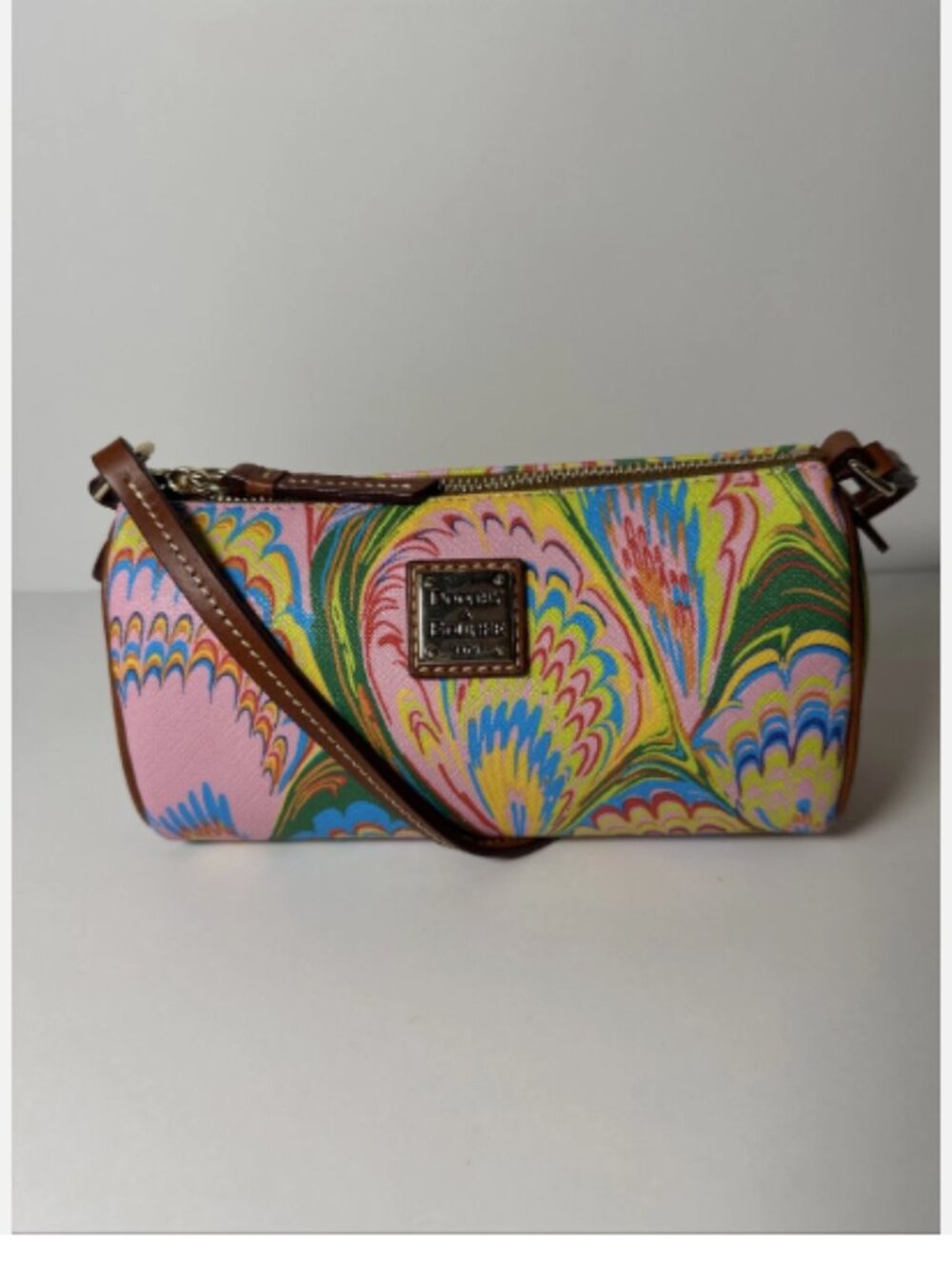 Dooney & Bourke Coated Cotton Plumes Buffy-Pink-NEW-A691728